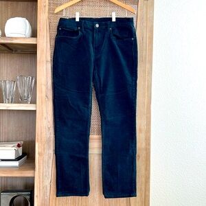 Jachs New York Men’s Navy Straight Fit Stretch Corduroy Pant Size 34x30